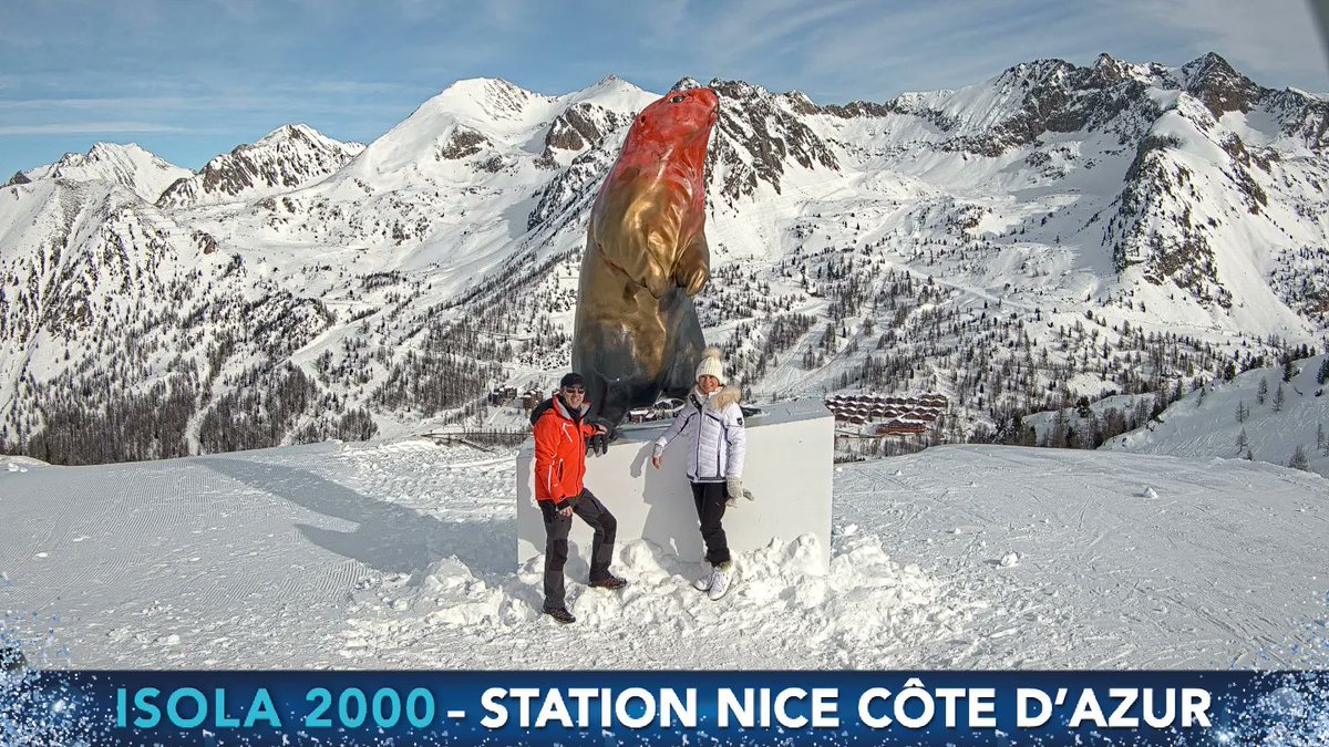 A snow day up at #Isola2000 
With @InesODonovan 

@lesstationsnca #StationsNiceCotedAzur #AlpesMaritimes #ExploreNiceCotedAzur
#CotedAzurFrance
@MetropoleNCA