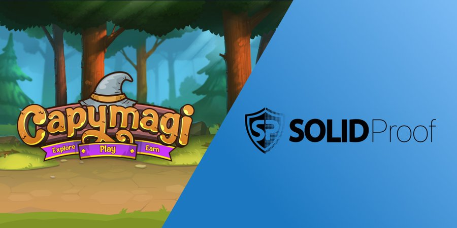 CapyMagi's tweet photo. ๐ข $CMAGI Audited by @SolidProof_io
๐ก๏ธ $CMAGI Contract Fully Verified
๐ช The safety of the $CMAGI was confirmed by @SolidProof_io Team.
๐ Click the link below for more details.
Link: https://t.co/pCSKNIHR0o
#CMAGI #CapyMagi #crypto #P2EGame #audit #SAFU https://t.co/e7JOMhBg6H