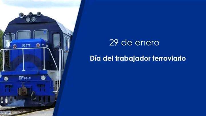 Muchas felicidades para todos los trabajadores Ferroviarios de #Cuba en su día. 🇨🇺🇨🇺

#EnergeticaCuba #JuntarYVencer #CubaPorLaVida