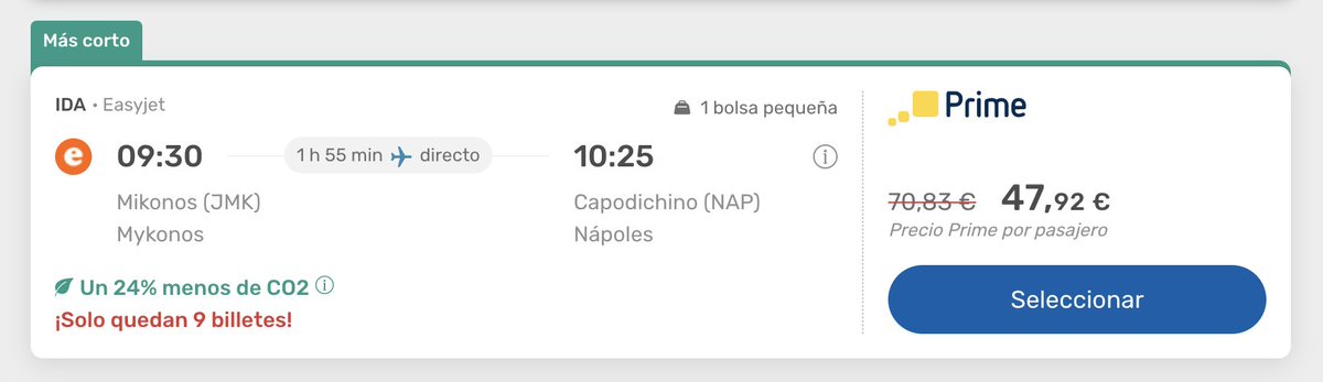 A flight without <a href="/eDreams/">eDreams</a> Prime: 30,99€. With <a href="/eDreams/">eDreams</a> Prime membership: from 70,83€ to 47,92€. And every day, the same. Any suggestion on why people should keep maintaining a membership? I hear you.