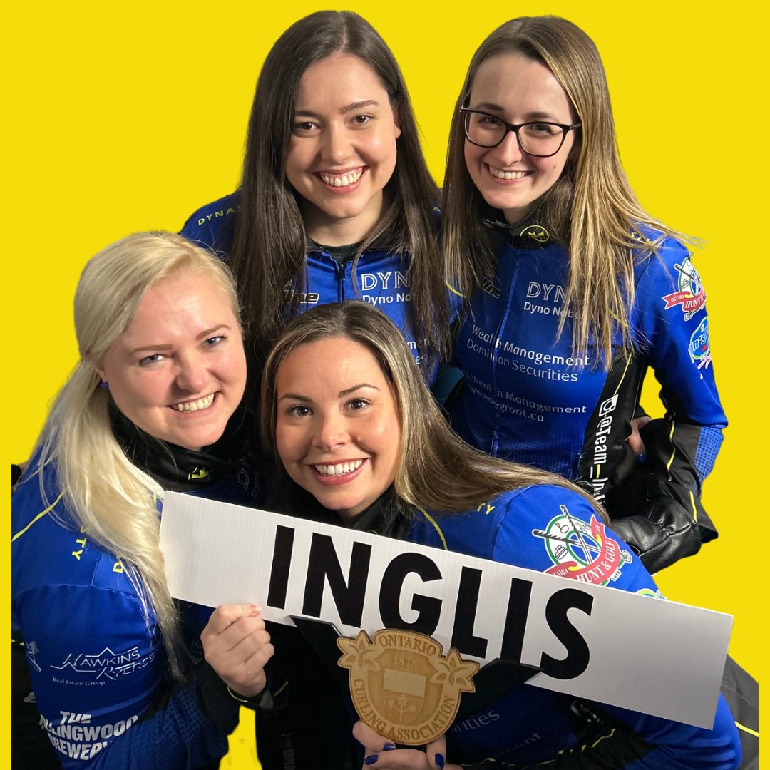 TeamInglis's tweet photo. What a ride! 💙💛We battled hard all week finishing with an extra end loss in the semifinal.  While that loss doesn’t hurt any less today, we have so much to be proud of.  Always a privilege to play against the best on the provincial stage and we soaked up every minute of it. https://t.co/ovQyeZWjEl