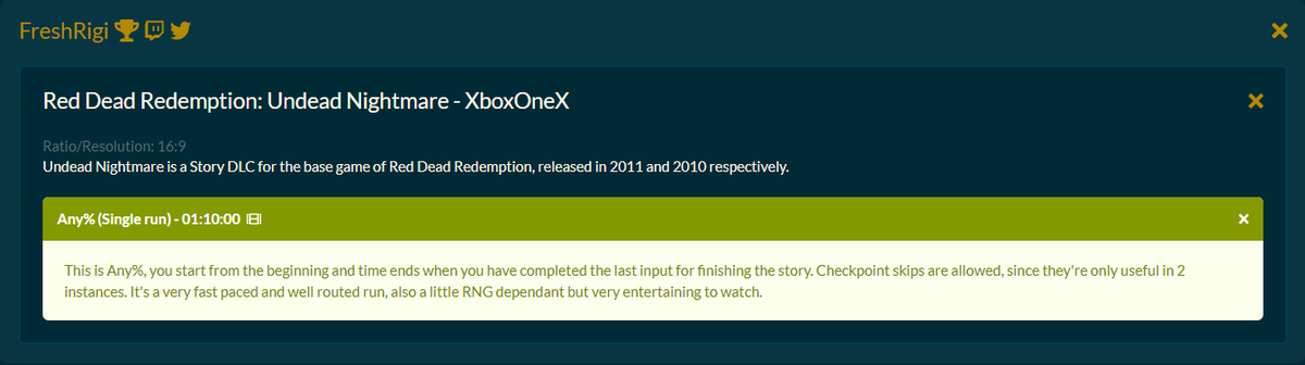 The first submission of HSM#3 is in! 👀

🥇 The medal goes to <a href="/FreshRigi/">Rigi</a>. 

Who wants to be next? 😏

📝Submit here:
v1.oengus.io/marathon/helve…