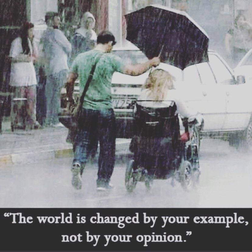 This is how we change the world for the better….