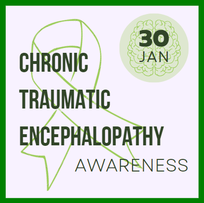 LewisU_OT's tweet photo. Today is National Chronic Traumatic Encephalopathy (CTE) Awareness Day. CTE is connected to a history of repeated head trauma and hits to the head. To learn more about CTE and how to make a difference, visit https://t.co/JTqvfpSaba. https://t.co/28qg1gZQmX