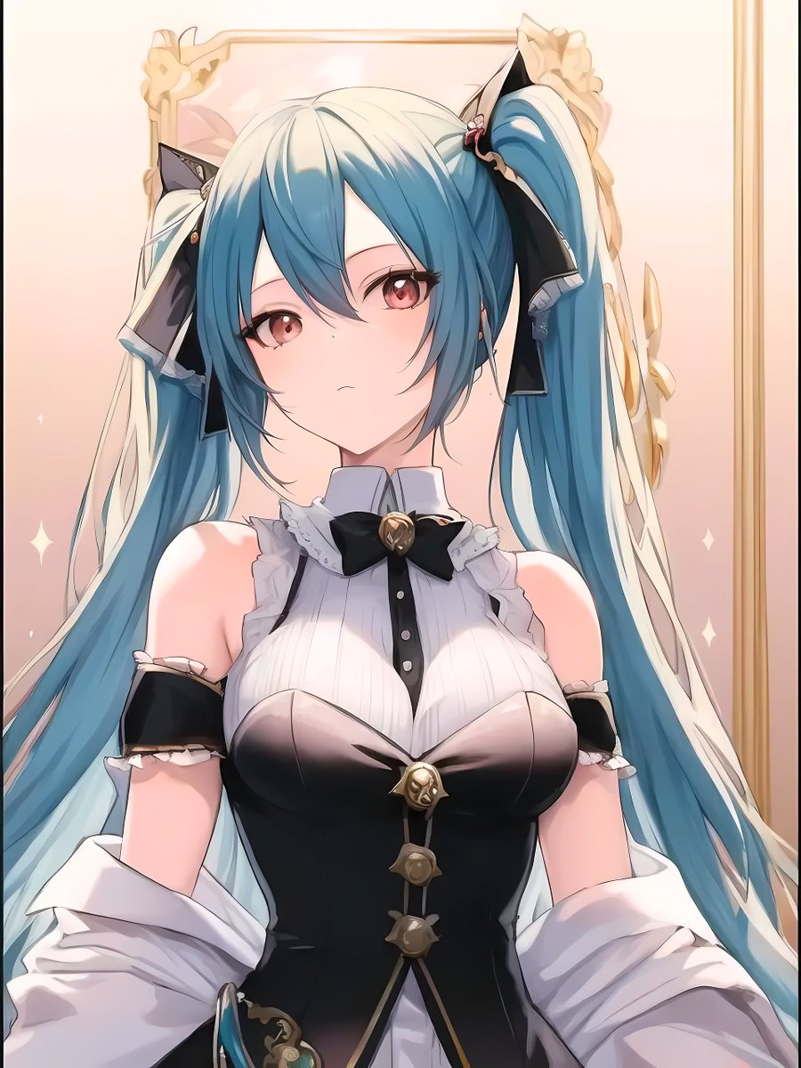 TetsuonM's tweet photo. Yet another obligatory Hatsune Miku fanart, sorry 🙏
#fanartAIchallenge #AIArtwork #waifudiffusion #Pinegraph #AIイラスト #AIArt #HatsuneMiku https://t.co/gPHFgYjGEN