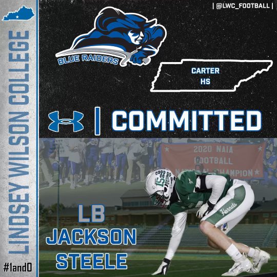 Jackson Steele (@jrsteele15) on Twitter photo Proud to announce I will be continuing my academic and athletic career at Lindsey Wilson College! @LWC_Football @Coach_CotterLWC <a href="/Todd_Helton/">Coach Todd Helton</a> <a href="/CoachJPressley/">Justin Pressley🏴☠️</a> Proud to announce I will be continuing my academic and athletic career at Lindsey Wilson College! @LWC_Football @Coach_CotterLWC <a href="/Todd_Helton/">Coach Todd Helton</a> <a href="/CoachJPressley/">Justin Pressley🏴☠️</a>