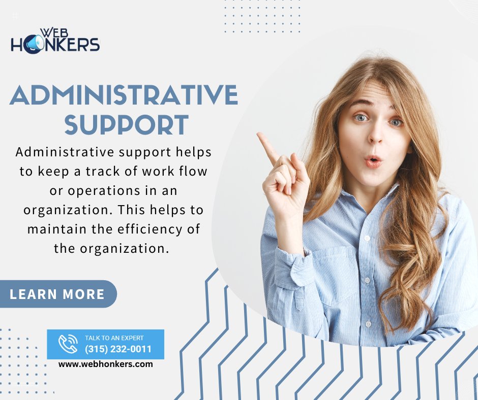 WebHonkers's tweet photo. Administrative support helps to keep a track of work flow or operations in an organization. This helps to maintain the efficiency of the organization. 
#DigitalMarketing #digital #socialmediamanagement #socialmedia #PPC #seoanalysis #seostratergy #socialmediamarketing https://t.co/fEysUPjRE4