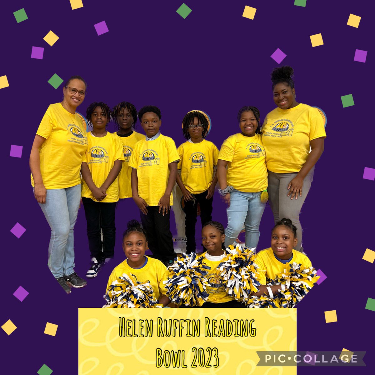 APSDunbarES's tweet photo. The Dunbar scholars were so excited to participate in the Helen Ruffin Reading Bowl! What an awesome experience! #HRRB23 @DunbarSessoms @DrToiyenDowell @drkalag @APSMediaServ @apsupdate https://t.co/vByZZSpg67