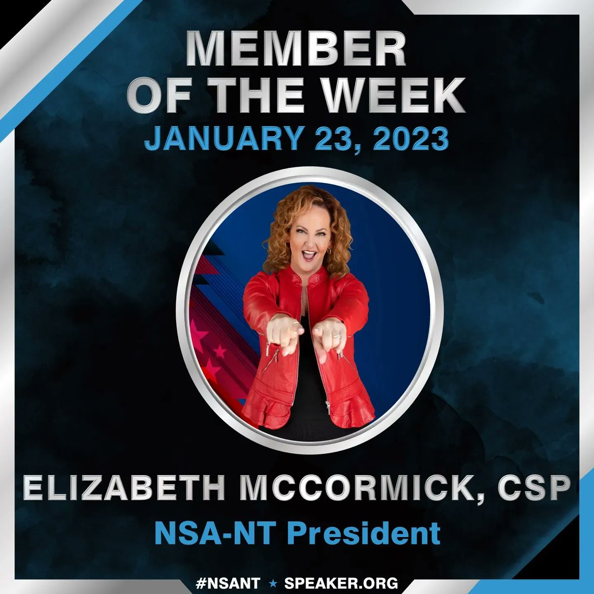 NSANorthTexas's tweet photo. We'd like to take a moment to recognize our #NSANT Member of the Week, @pilotspeaker, NSA-NT Presdient!

Elizabeth is named #5 on the list of “Leadership Experts to Follow” because of her social media content and online presence.' https://t.co/PnLvOsoa9h