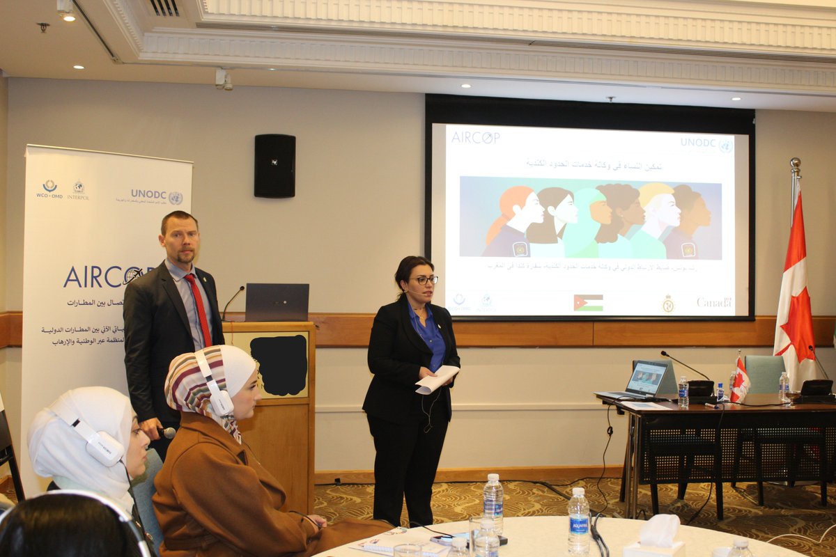 UNODC_ROMENA's tweet photo. @CanBorder provided insights on🇨🇦 efforts on inclusion of women at law enforcement by
1) Collecting relevant data to spot gaps &amp; develop policies
2) Committing to diversity &amp; representation to reflect society
3) Building a culture of inclusivity amongst staff
@CanEmbJordan (3/4) https://t.co/w6uj9tkVlp
