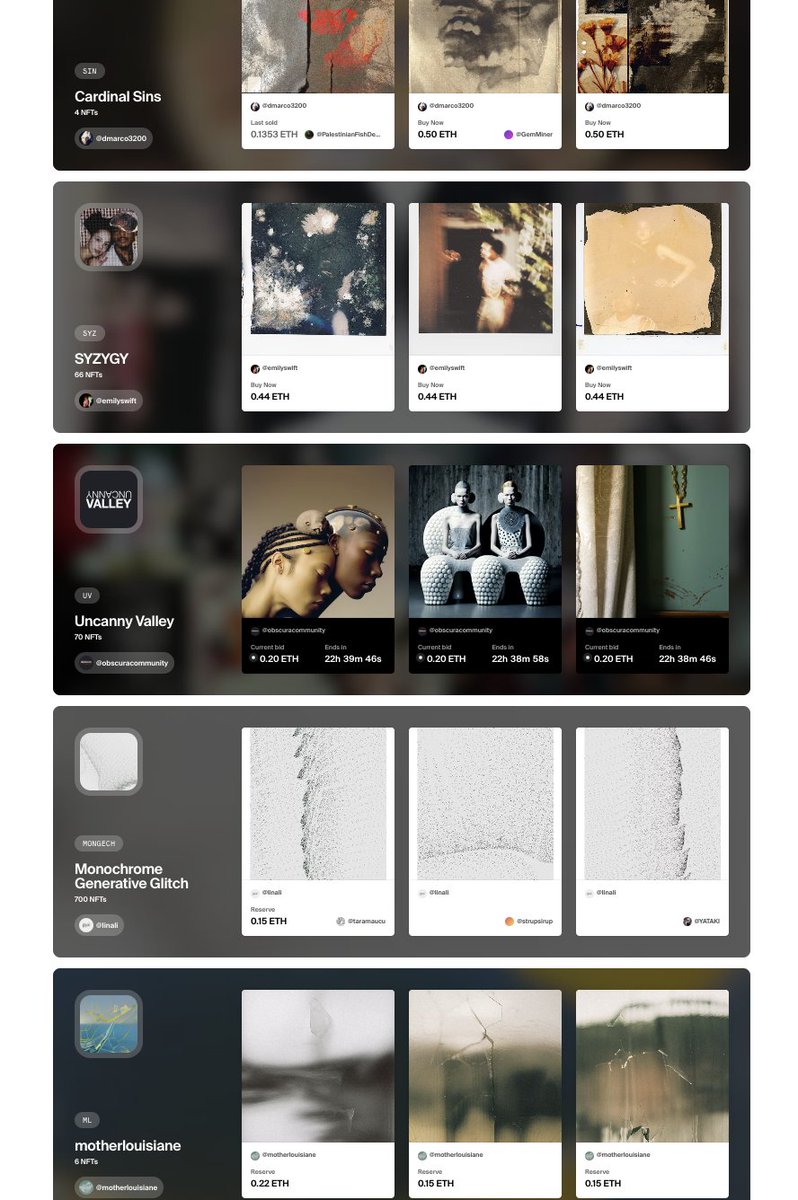 ⚡️⚡️We're excited to be back on <a href="/foundation/">Foundation 🌐</a> home page with great company of incredible artists <a href="/eswiftstudios/">emilyswift</a> <a href="/mylinali/">𝕷𝖎𝖓𝖆𝖑𝖎 𝕬𝖗𝖙</a> <a href="/dmarco3200/">Didi Marco</a> <a href="/motherlouisiane/">ML | Konstantin Karamazov</a> ❤️‍🔥❤️‍🔥❤️‍🔥❤️‍🔥