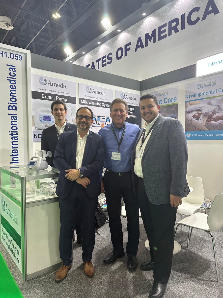 Our IB team is in Dubai at #Arabhealth2023! We would love to chat with you about our new breast pump and accessories product line we recently acquired. Stop by booth #H1 D59 in the US pavilion to learn more!