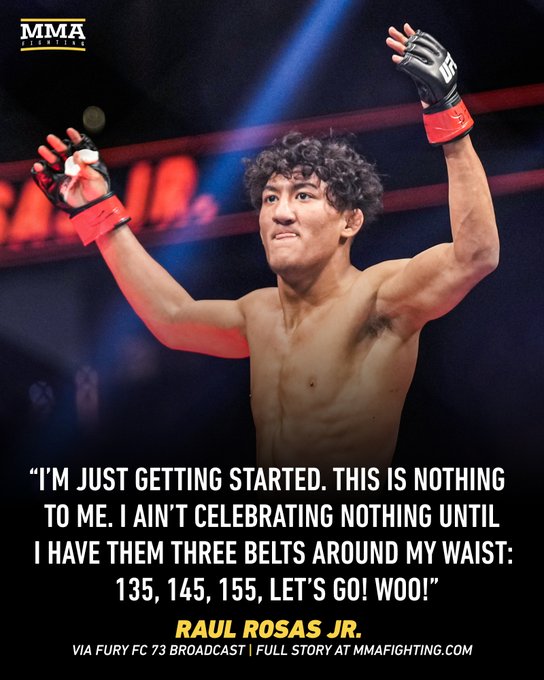 Raul Rosas Jr. sees three belts in his future 🏆🔮

📰 