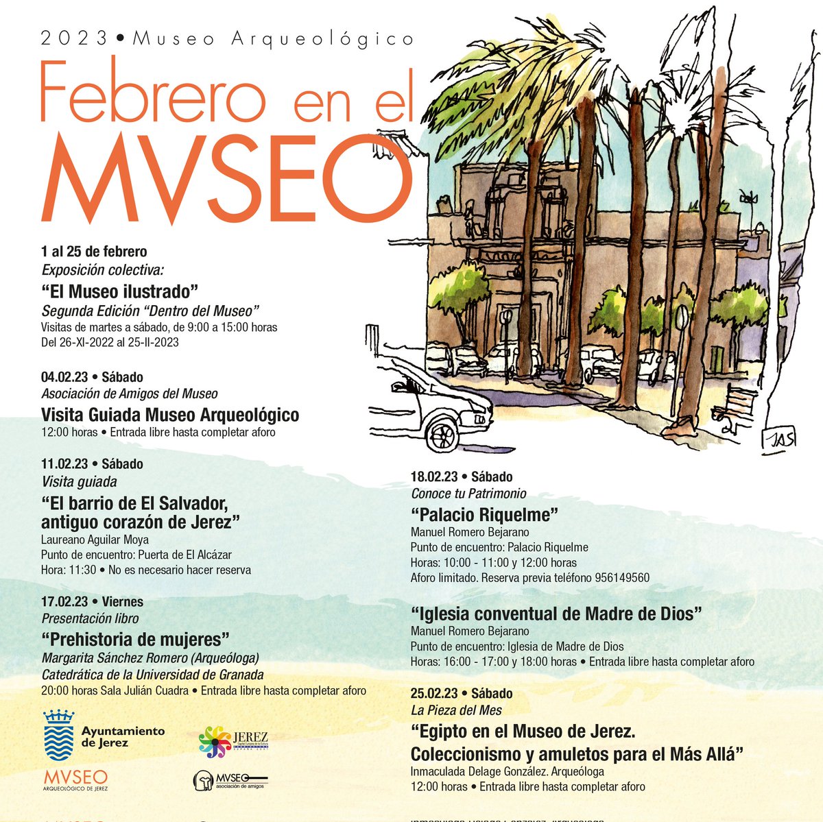 FEBRERO 2023 EN EL MUSEO ARQUEOLÓGICO DE JEREZ!!! TOMA NOTA!!!