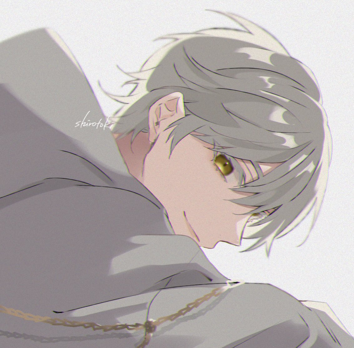 鶴丸国永(刀剣乱舞) 「いつもより高画質なんですよ(たぶん) 」|白鴇のイラスト