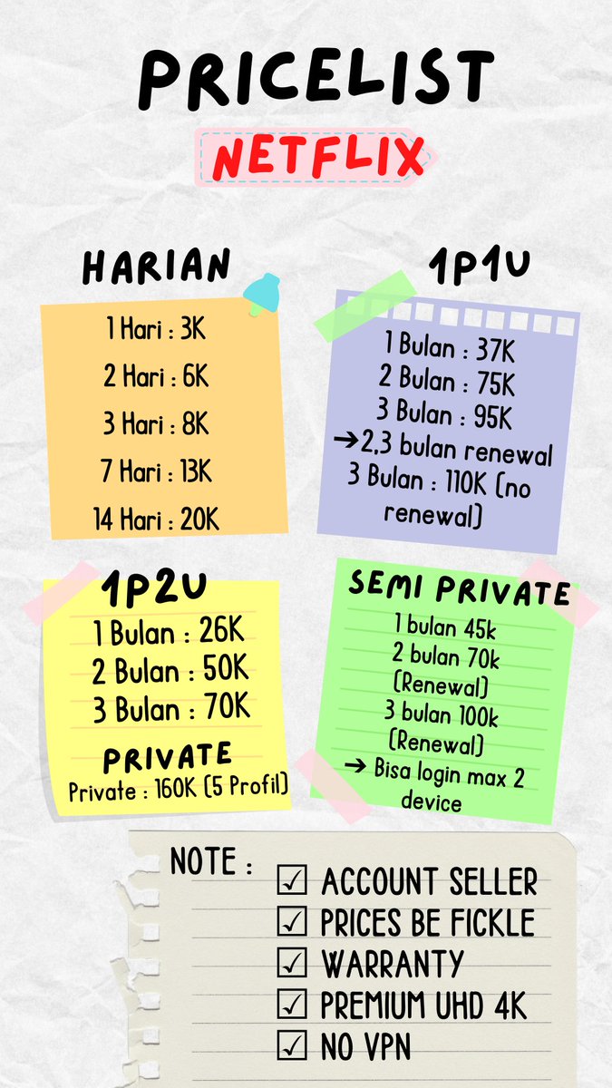 second_bia's tweet photo. @wclfiebby Ready kak netflix start dari 3k tinggal copas, langsung dm/wa kesini yuk https://t.co/7HncxbLZOl https://t.co/qdwaXfixMy