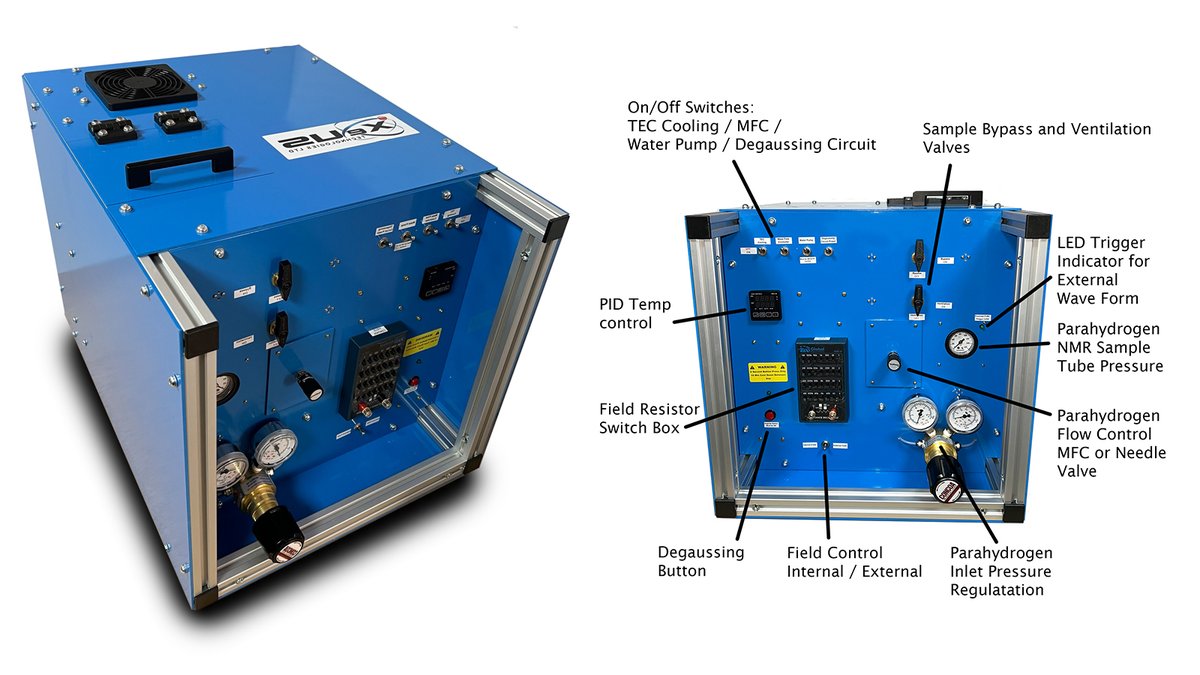 NOW AVAILABLE!!!

The MicroTesla Bubbling System is a research device intended for experiments involving parahydrogen-based hyperpolarization ranging from pair-wise parahydrogen addition to chemical exchange of parahydrogen. 

More info: xeus-technologies.com/microteslabubb…