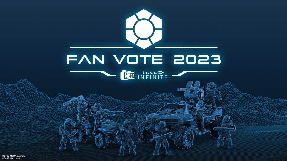 Spartans unite! The MEGA Halo Fan Vote 2023 is coming soon. Help us design a #HaloInfinite themed building set – over multiple rounds of voting! Are you up for this mission? bit.ly/3jbJOP1