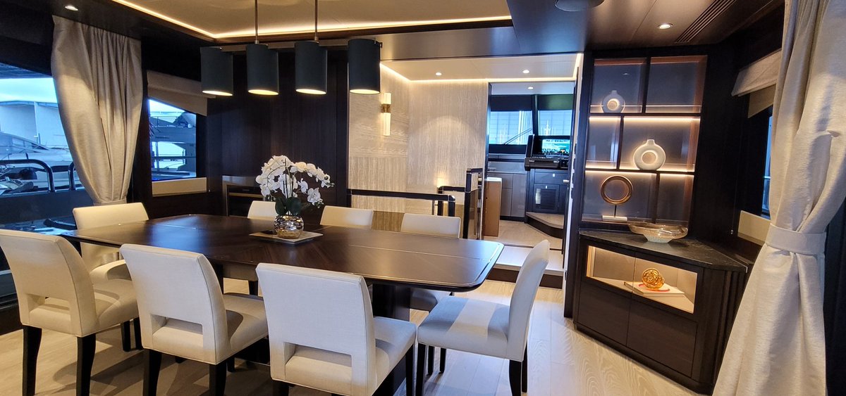 SunseekerSales's tweet photo. Its all in the detail, feeling like home! Available 2023 88 Yacht. https://t.co/66cticTMfC