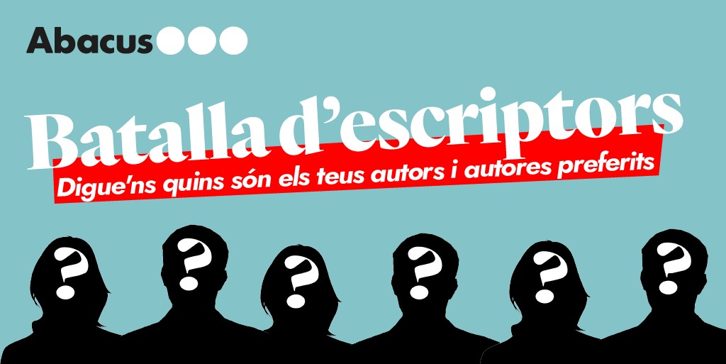 abacus_botigues's tweet photo. ⚔️ Arriba la #BatallaEscriptors d’Abacus!

💪 Aquest torneig decidirà quin és el millor escriptor o escriptora de tots els temps! 

📣 Digue'ns quins són els teus preferits responent o citant aquest tuit. Els 8 més mencionats entraran a la batalla!

🏆 Dona suport al número 1! https://t.co/DuYrzTNatO