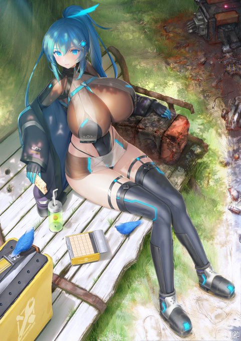 ・ピチスーちゃんのイラスト
「あーあ、こんないい天気の日なのに任務だなんて」
「携帯食じゃなくて、ちゃんとしたご飯持ってくればよかったかな～」

※無断転載/無断利用お断り
※イラストは制作依頼品(commission)です
※日影ひそか先生に描いていただきました!! 