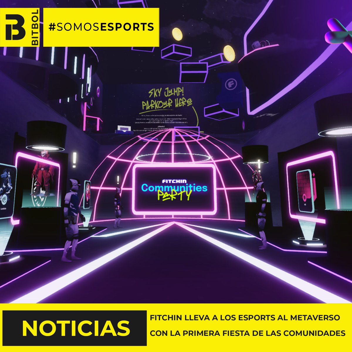 #esports  |  #Metaverso 

<a href="/fitchinGG/">FITCHIN</a> lleva a los esports al metaverso con la primera fiesta de las comunidades.
👉<a href="/KRUesports/">KRÜ</a> , <a href="/FuriousGamingLA/">Furious Gaming</a> , <a href="/LeviatanGG/">LEVIATAN</a>  y <a href="/GiantsGaming/">GIANTX</a>  serán parte de la primera experiencia en Decentraland.

Nota Completa: bit.ly/40gyOjO