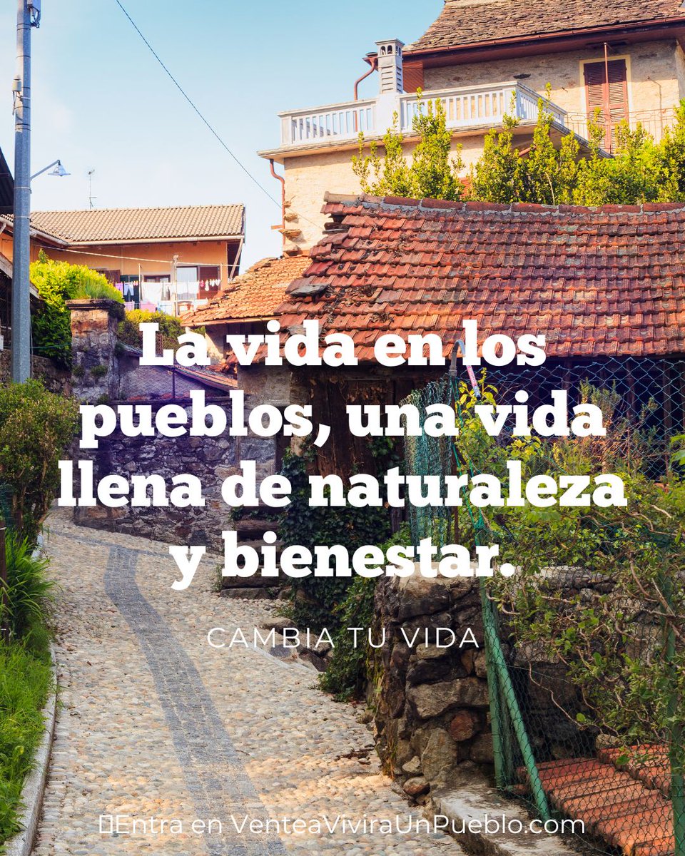 Vente a Vivir a un Pueblo tweet media