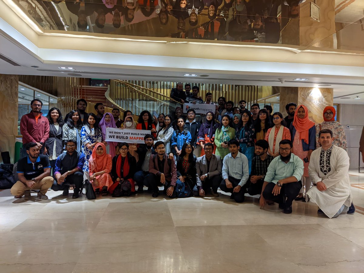 sshariar1991's tweet photo. Participatory GIS training for Bangladeshi @YouthMappers 

#YouthMappers 
#Bangladesh https://t.co/X2YBDhWtfW