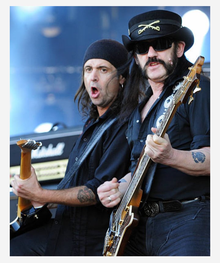 Good Day Twitter ♥️♠️🎶🎸🎸 Happy #MotorheadMonday. In my eyes This Was The Dynamic Duo!!  #LemmyKilmister  #PhilCampbell