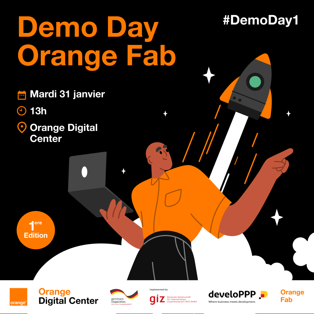 Orange_Cameroun's tweet image. L’événement de clôture d’Orange Fab saison 1 dénommé « Demo Day » se tiendra ce 31 janvier dès 13h à Orange Digital Center, Akwa Soudanaise.

Restez connectés sur la page Facebook Orange Digital Center pour avoir les temps forts de cette  journée.

#DemoDay1
#OrangeFab 
#ODCCMR
