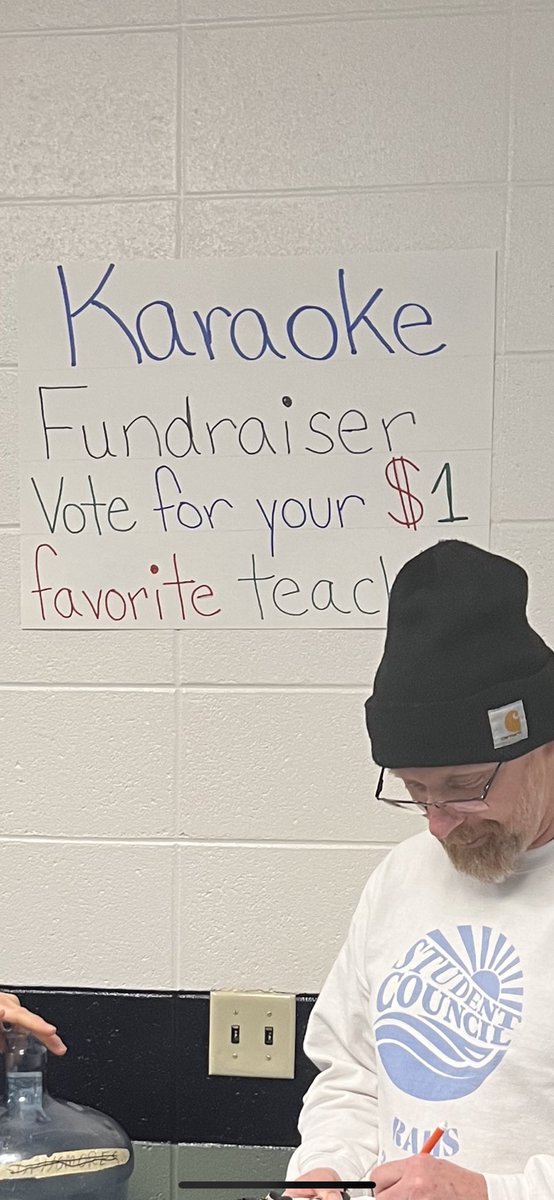 RAHSburg's tweet photo. Winter Carnival Week: voting begins to hear a lucky teacher sing karaoke Friday! 🎶 #ReedsburgPride https://t.co/88toGt3S1R