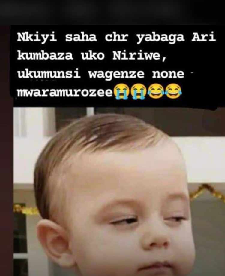 Chanson2's tweet photo. Mwaramuroze chia😭😣😣 https://t.co/2AqmBihPao