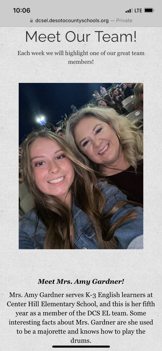 Meet Mrs. Amy Gardner!

Visit our website for our weekly teacher highlight &amp; other EL info #TeamDCS
