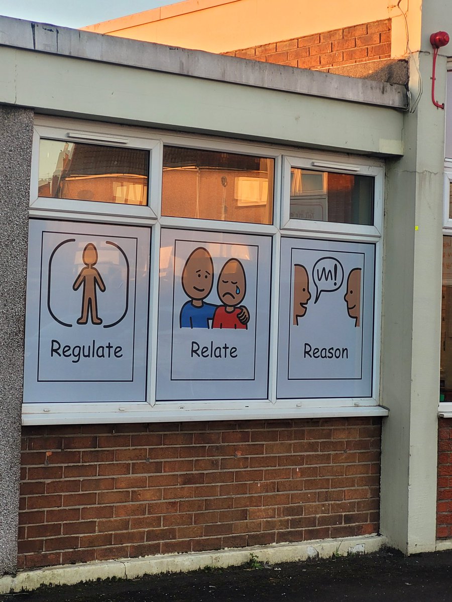 LynburnNurture's tweet image. We are showing our commitment to the game-changing work of Dr Bruce Perry, that has inspired our school, by making this statement on our school windows #Regulate #Relate #Reason @BDPerry