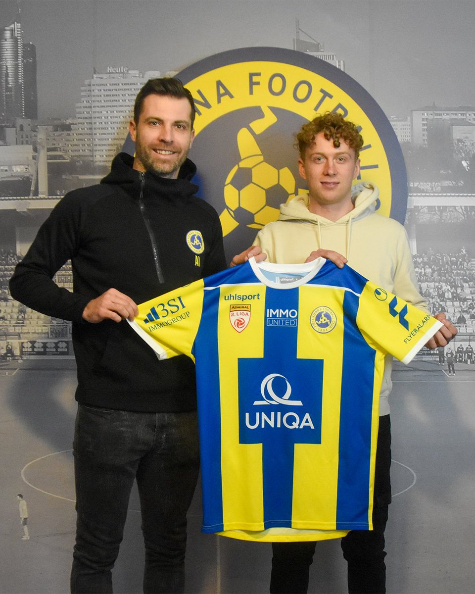 FirstViennaFC's tweet photo. Herzlich willkommen, Kai Stratznig! 💛💙

Der 20-jährige Mittelfeldspieler unterschreibt einen Vertrag bis 2024 und ist damit heuer der erste Neuzugang auf der Hohen Warte. 💪 

ℹ️ Alle Infos gibts hier: https://t.co/labGz2HStx

#ViennaFamily #comeonvienna https://t.co/78m5uDDsmr