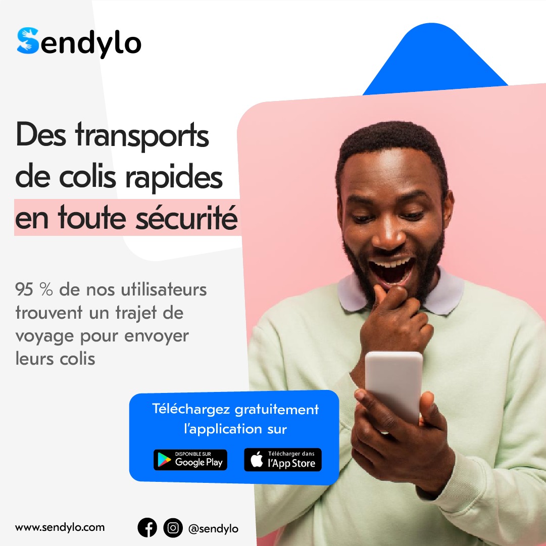 Sendylo1's tweet photo. Sendylo est la 1ere plateforme dédiée à l'envoi de colis entre particuliers. Notre mission est de réduire les coûts de livraison tout en offrant une expérience simple,sécurisée et privée pour toutes les parties concernées. 
#Sendylo #cameroon #cotedivoire #nigeria #senegal #Ghana https://t.co/SZ4qmktabL