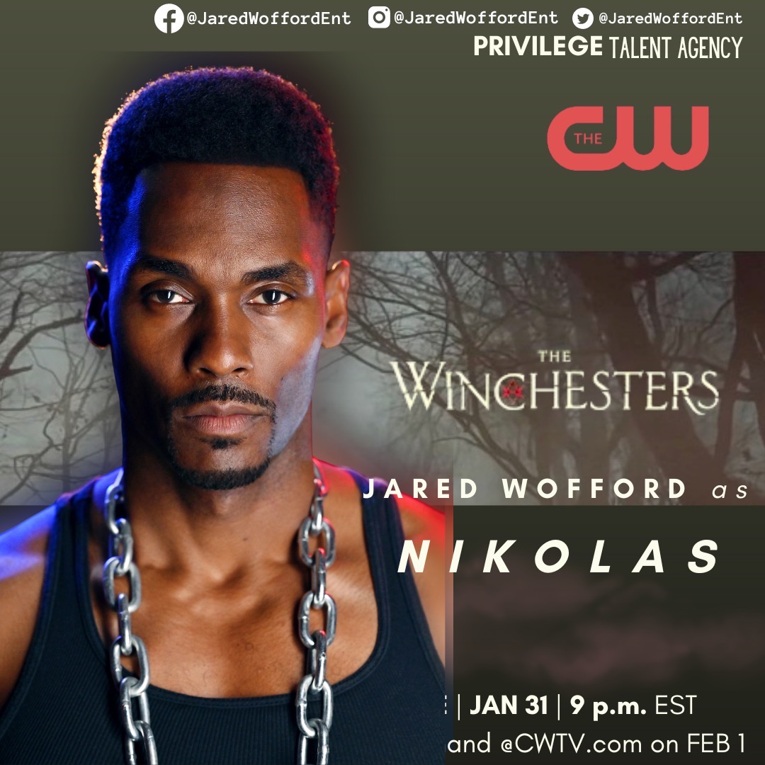Peace All -- episode 109 of @thecwwinchesters is on tomorrow at 9pm est. I'm guest-starring as 'NIKOLAS'...making life hard for Mary, John, Millie, Latika and Carlos.  We had a blast filming this one! Tell me what your favorite action, adventure drama series or movie is!
