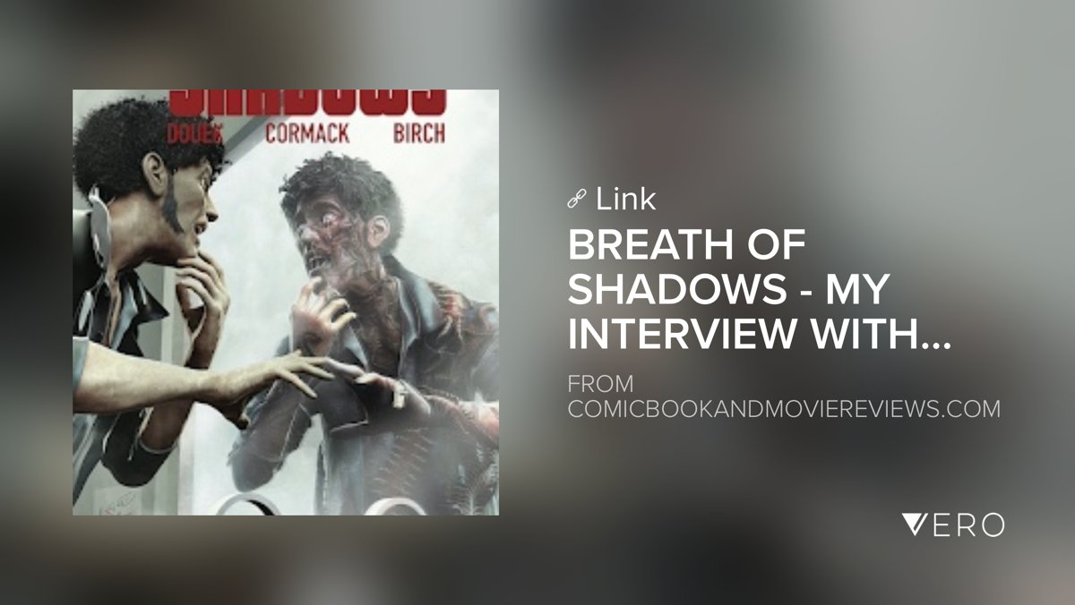 ComicsAndMovies's tweet image. comicbookandmoviereviews.com/2023/01/breath…
My interview with the writer of ‘Breath of Shadows’, Rich Douek - #mythfall #comicbook #art #music #animation #aliens #war #diplomacy #adventure #rebel #series #malkan #cool #scifi #fantasy #dead #life #e… vero.co/cbamr/xR-SmKLH…