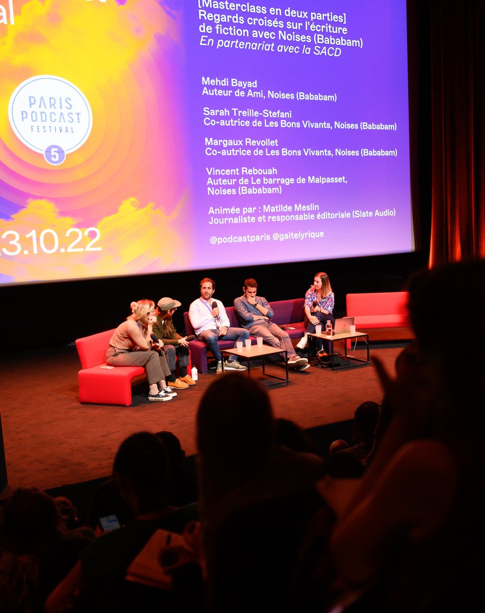 #1 « Ne vous retenez pas, lancez-vous ! » 🫵
C'est LE conseil de Mehdi Bayad et Sarah Treille Stefani à propos de l'écriture de fiction, entendu dans la masterclass PPF x SACD - "Regards croisés sur l'écriture de fiction x <a href="/BababamAudio/">Bababam</a>"
🎧 À écouter ici : bit.ly/PPFxSACD22