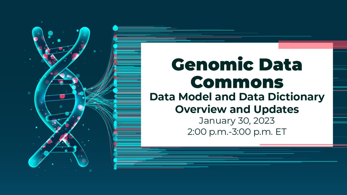 I’m looking forward to today’s webinar with Dr. Bill Wysocki! He’ll discuss how to use @NCIGDC_Updates to access open data from cancer #genomics studies. datascience.cancer.gov/news-events/ev… @theNCI @NCI_HRodriguez @NCIgenomics