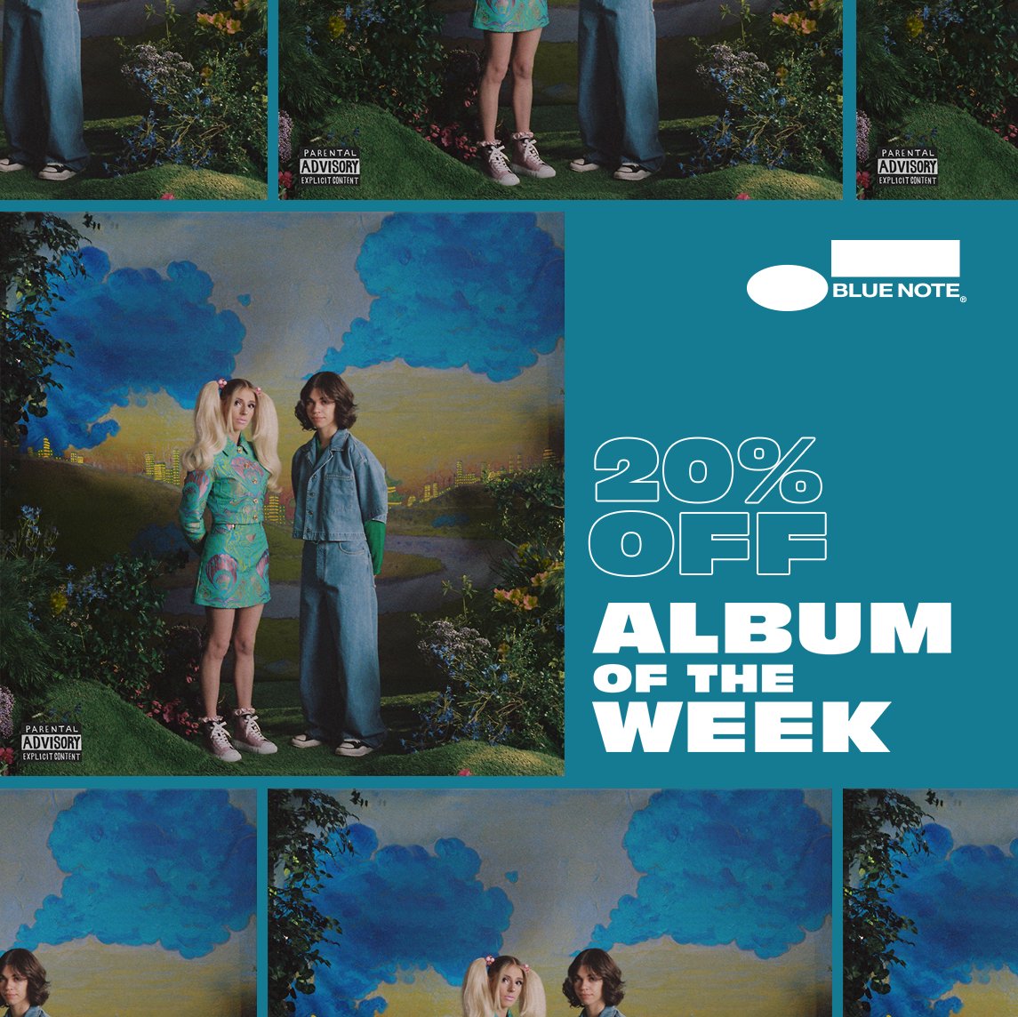 ALBUM OF THE WEEK :: DOMi & JD Beck 'NOT TiGHT' :: Get the pink vinyl, black vinyl, CD, cassette, or download 20% off on the Blue Note Store :: bluenote.lnk.to/AlbumOfTheWeek @DOMiAndJDBECK are nominated for two GRAMMY Awards including Best New Artist for their acclaimed debut album.