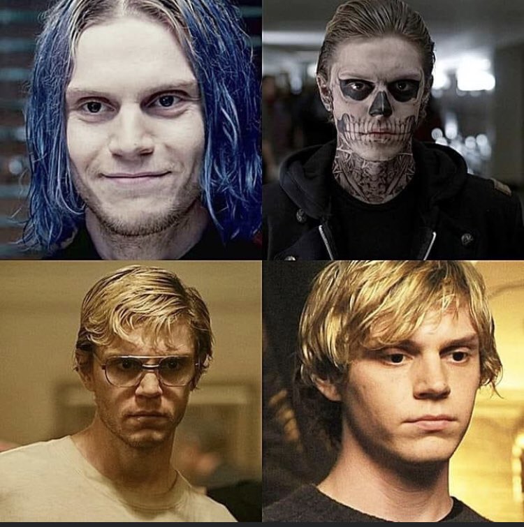 lizzpeters_'s tweet photo. I love all the characters that the actor Evan Peters has done.#evanpeters #americanhorrorstory #DahmerNetflix https://t.co/gwYdruRZDg