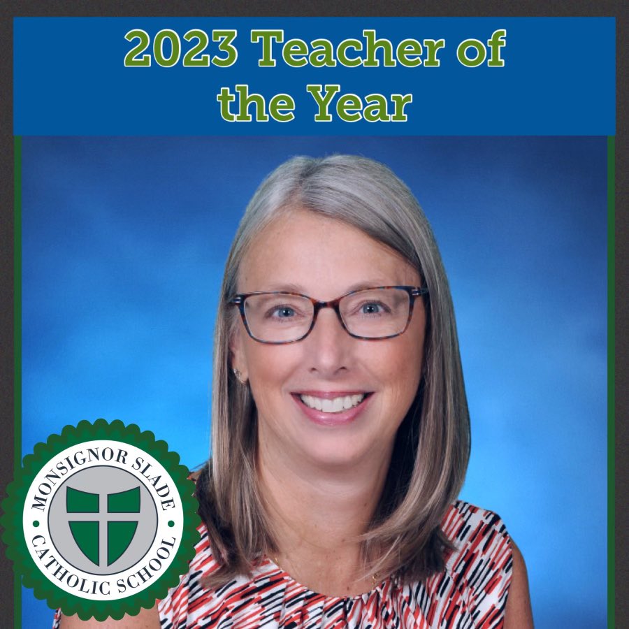 Catholic Schools Week is a national celebration of Catholic education &amp; an opportunity to recognize the importance, the value, &amp; the contributions of Catholic educators to the church and the world. Congratulations, Mrs. Lemanski, our 2023 MSCS Teacher of the Year!#aobcsw2023