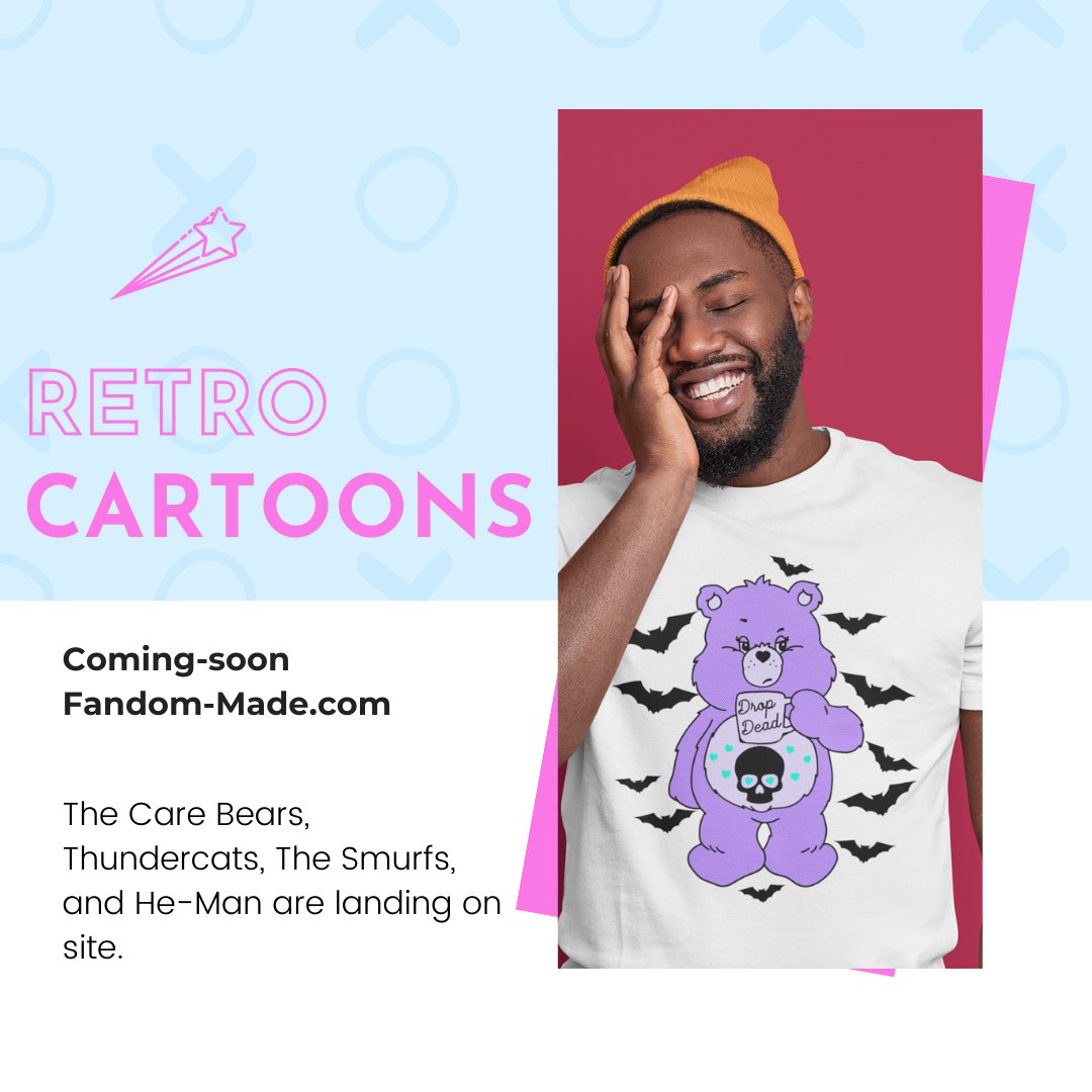 FandomMade's tweet photo. Coming Soon.
#CareBears
#TheSmurfs
#Barbie
#dungeonsanddragons
https://t.co/bDy4Y8SqHo #FandomShop #ShopFandom https://t.co/tQGFw5ytlU