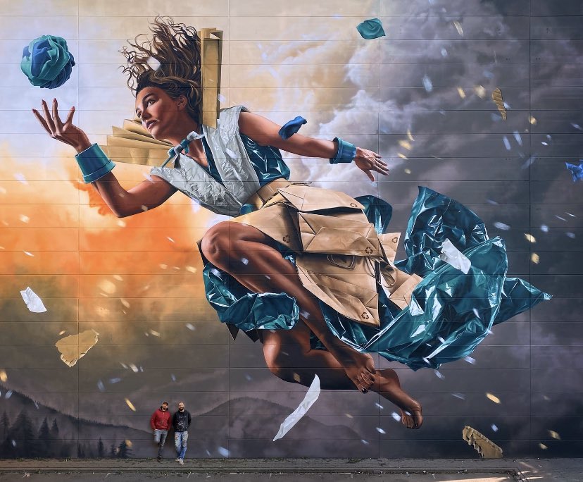 Vote for this great piece of street art for best of 2022, a statement of sustainability, circularity and seeing waste as a raw material…

Artwork by Studio Giftig - Street Art Cities streetartcities.com/cities/tilburg…