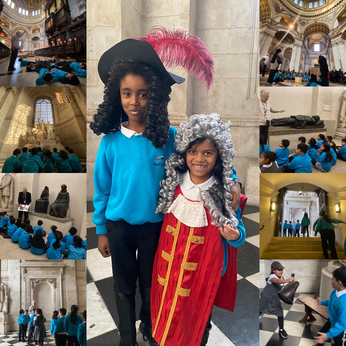 BJ_Year2's tweet photo. Timor class went on a lovely trip to St Paul’s Cathedral to further explore their topics of the Great Fire of London and sacred places. They had an amazing time! #History #ReligiousEducation #SchoolTrip #StPauls #TGFOL https://t.co/LYO2DLhISD