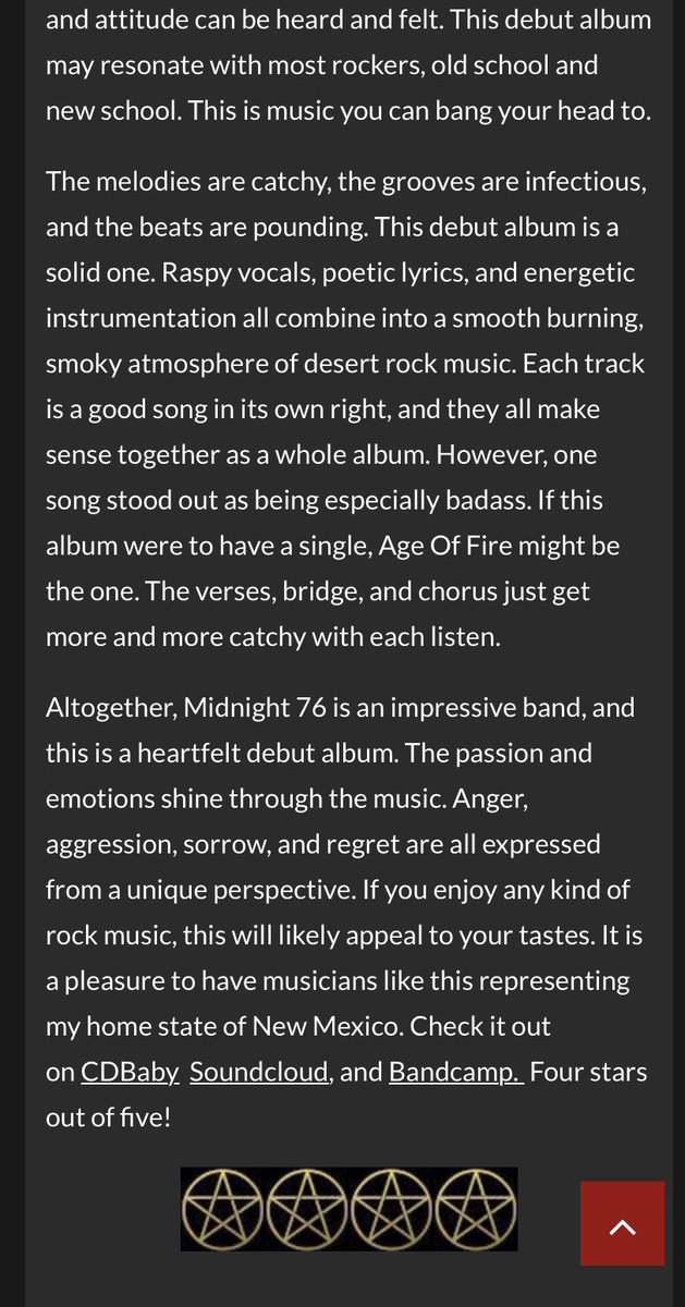 ValentMarrow's tweet photo. New review! Thank you @UndeadGoathead for the kind words! Link in bio #diymusic #independentartist #newmusicalert #505music #rocker #hardrock #desertrock https://t.co/QhDOsGkHBW