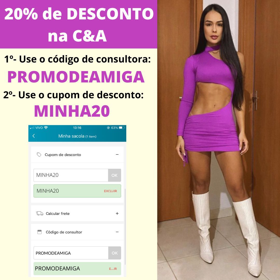 descontinhooo's tweet photo. Black, Domitila e Gabriel no paredão! Quem vc quer que saia?

Tem PROMO C&amp;A 🥰

Quer 20% de DESCONTO? Siga os passos:

1º) Insira no campo código de consultor: PROMODEAMIGA
2º) Insira no campo cupom: MINHA20

#bbb2023 #foragabriel Bruna larissa Fred #TheLastOfUs amandinha #bbb23 https://t.co/DhMHCIx1Nz