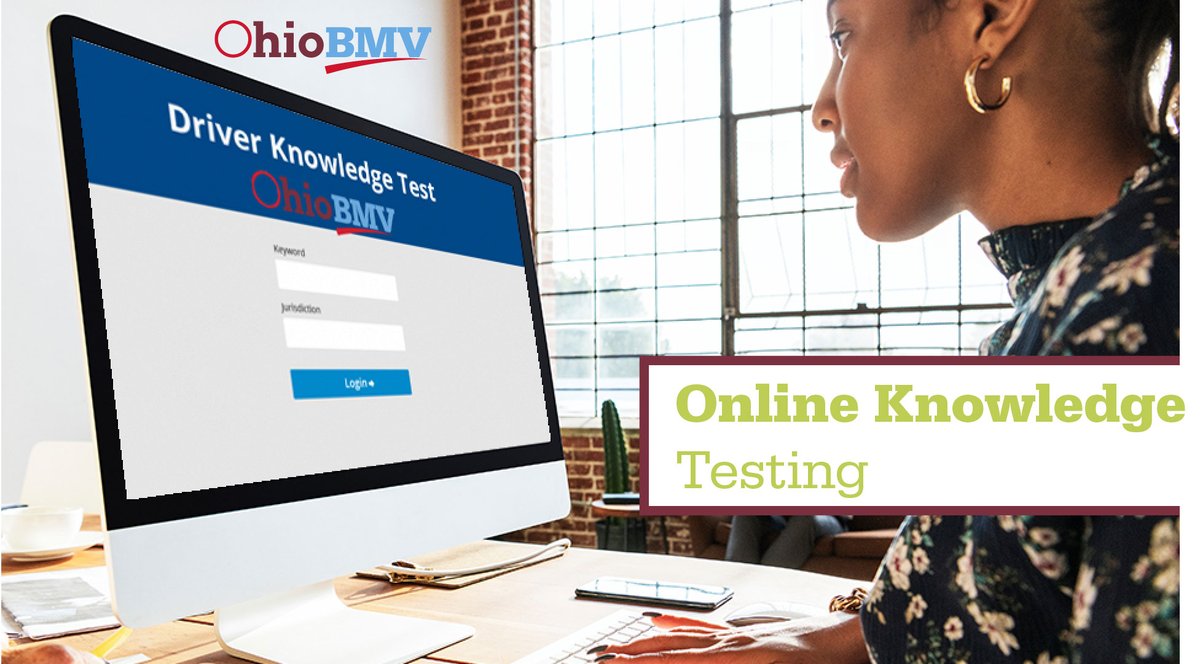 New drivers are able to take the driving knowledge test online, saving customers a trip to the BMV. In order to receive a temporary permit, all new drivers are required to complete a knowledge test, demonstrating their understanding of Ohio traffic laws. bit.ly/3mCWD1R