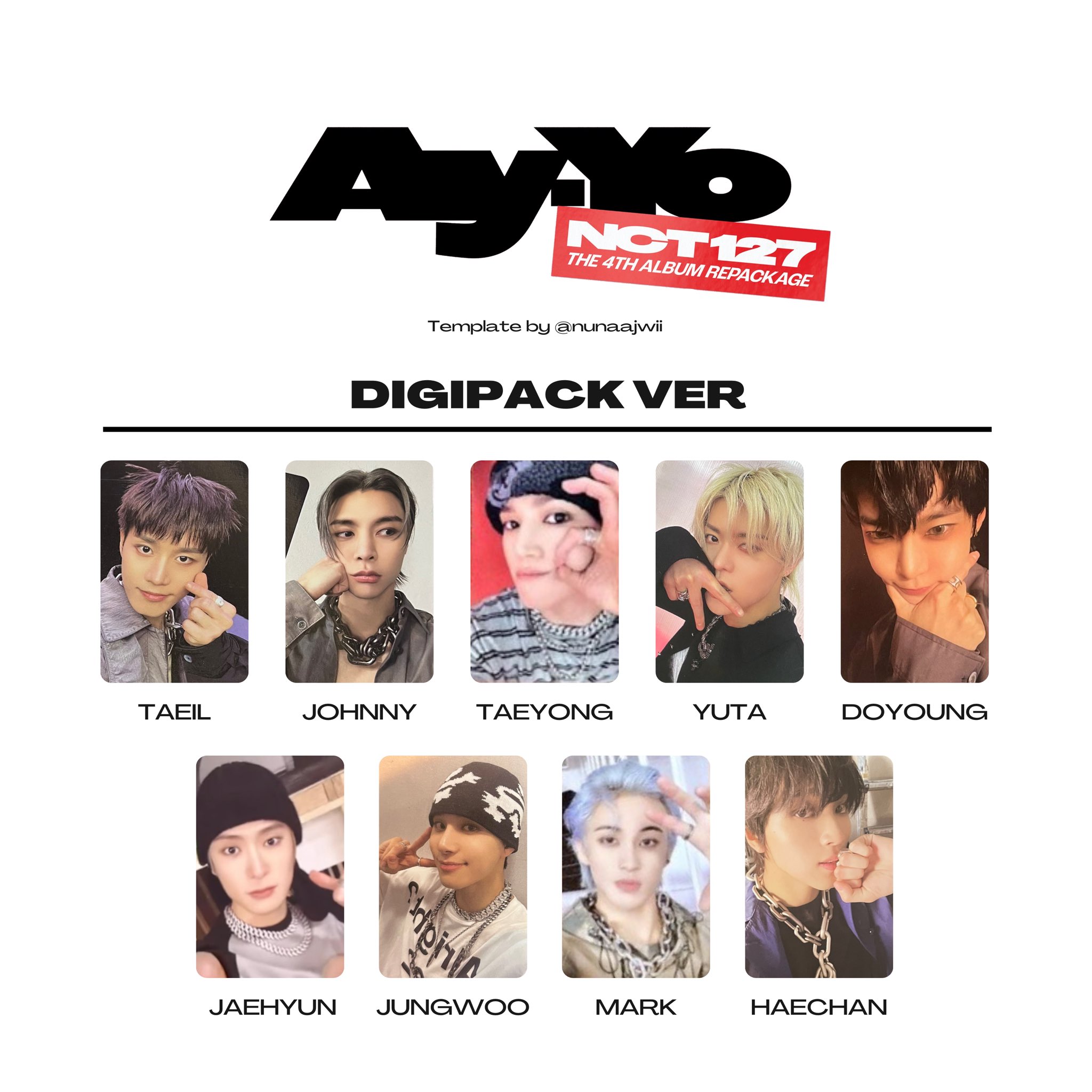 シルバーグレー サイズ NCT127 Ay-Yo MD B ver. ジェヒョン スペシャル